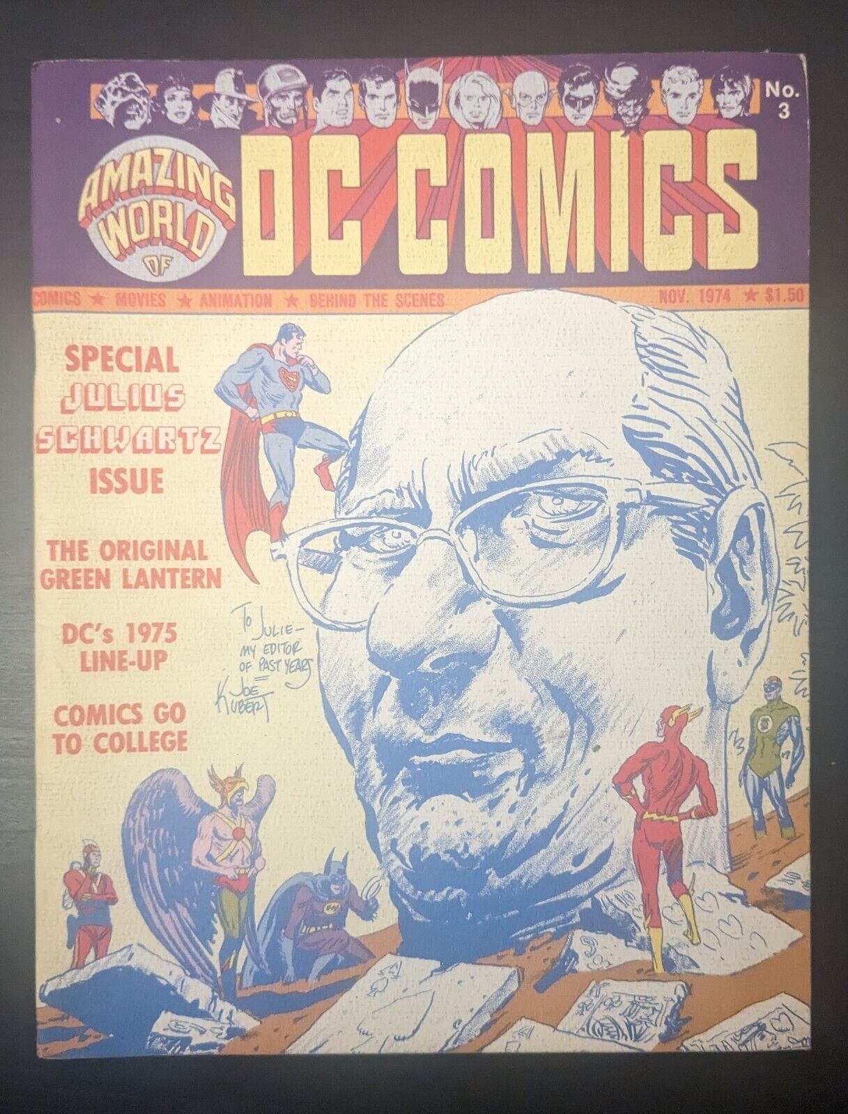 Amazing World of DC Comics #3 Nov 1974 Julius Shwartz Green Lantern Shazam
