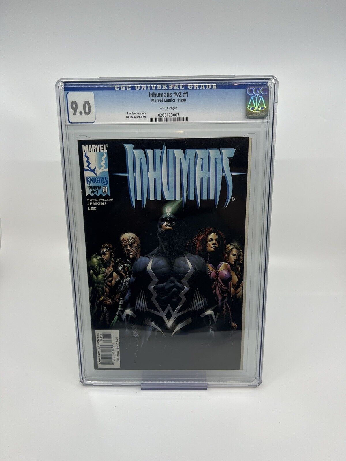 Inhumans V2 #1 CGC 9.0 Jae Lee Cover Marvel Knights 1998