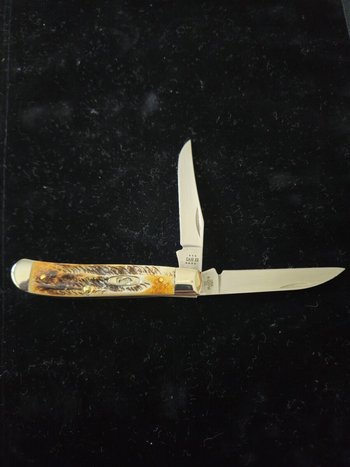 2023 Case Bonestag Mini Trapper Wharncliffe Blades
