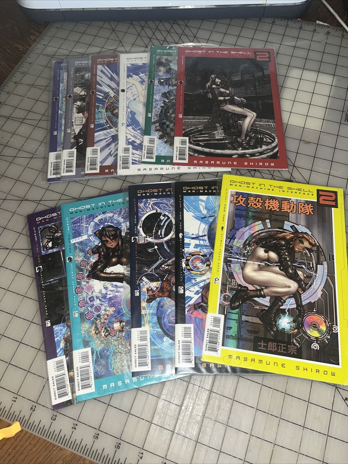Ghost In The Shell 2 Man-Machine Interface (2003) #1-11 (VF/NM) Complete Set