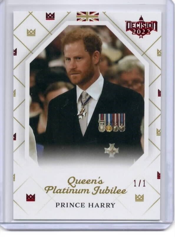 Prince Harry 2022 Decision Queen's Platinum Jubilee Red 1/1