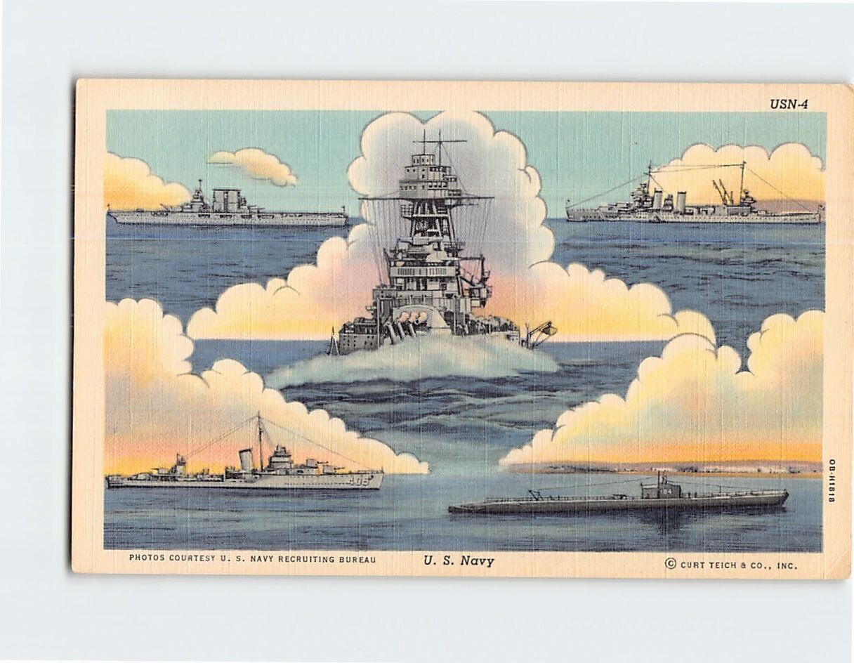 Postcard U. S. Navy USA