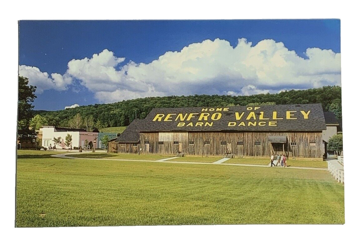 Old Barn: Renfro Valley Kentucky Postcard 1996 Unposted
