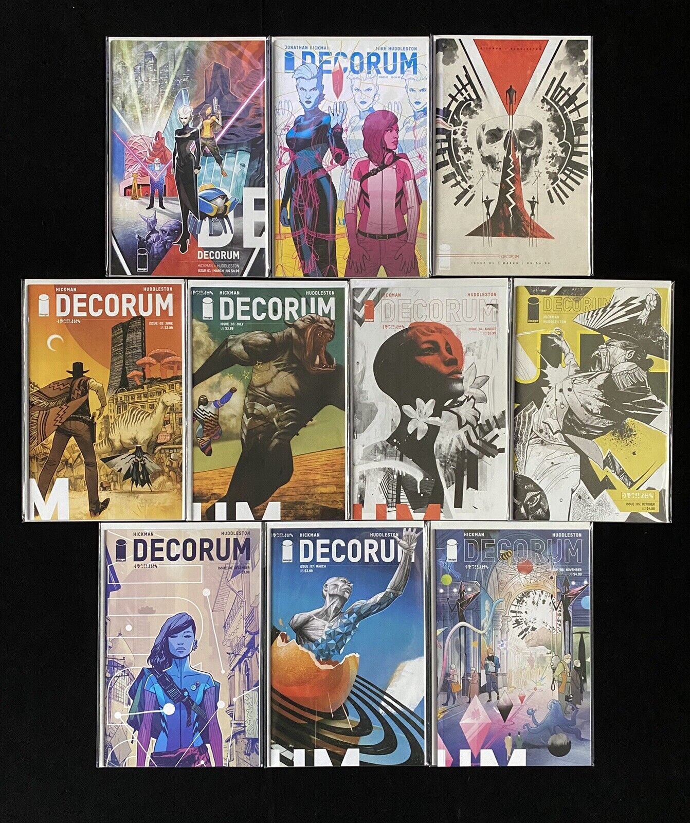 Decorum #1-8 NM Full Run Hickman Image Comics Unread + Extras 