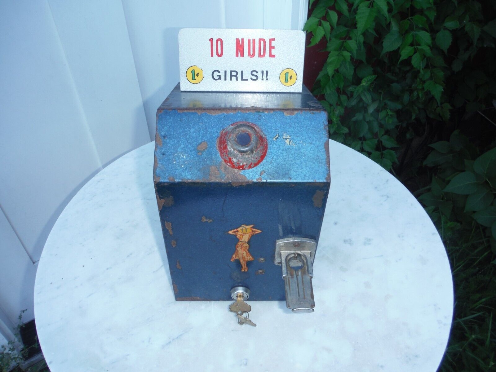 Rare Vintage Mutoscope Risque Peep Show / Working Condition