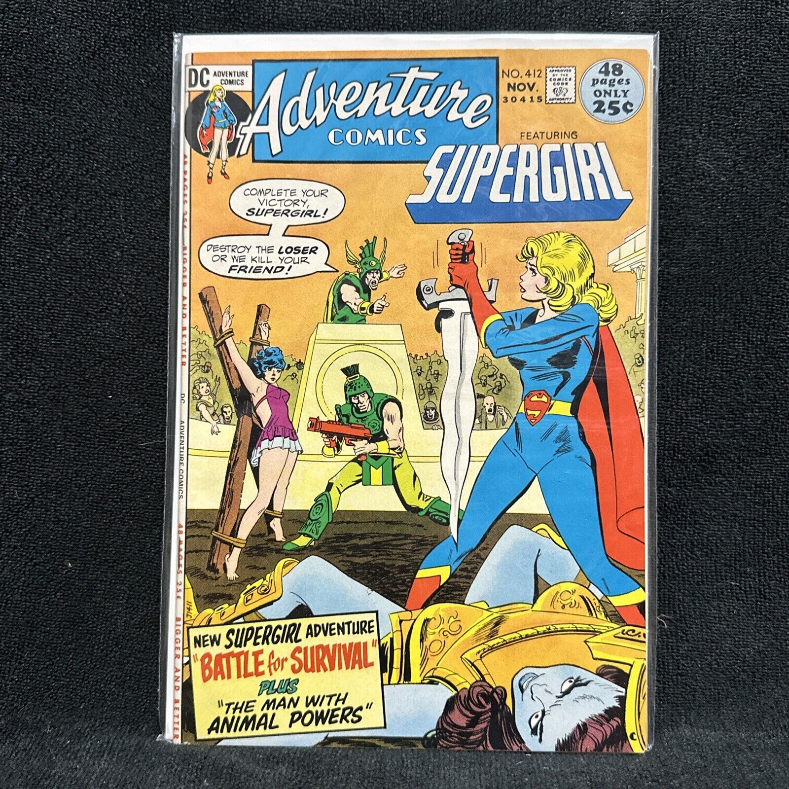 ADVENTURE COMICS #412/ SUPERGIRL/ Superman/ DC/ Comics/ Bondage/ Wonder Woman