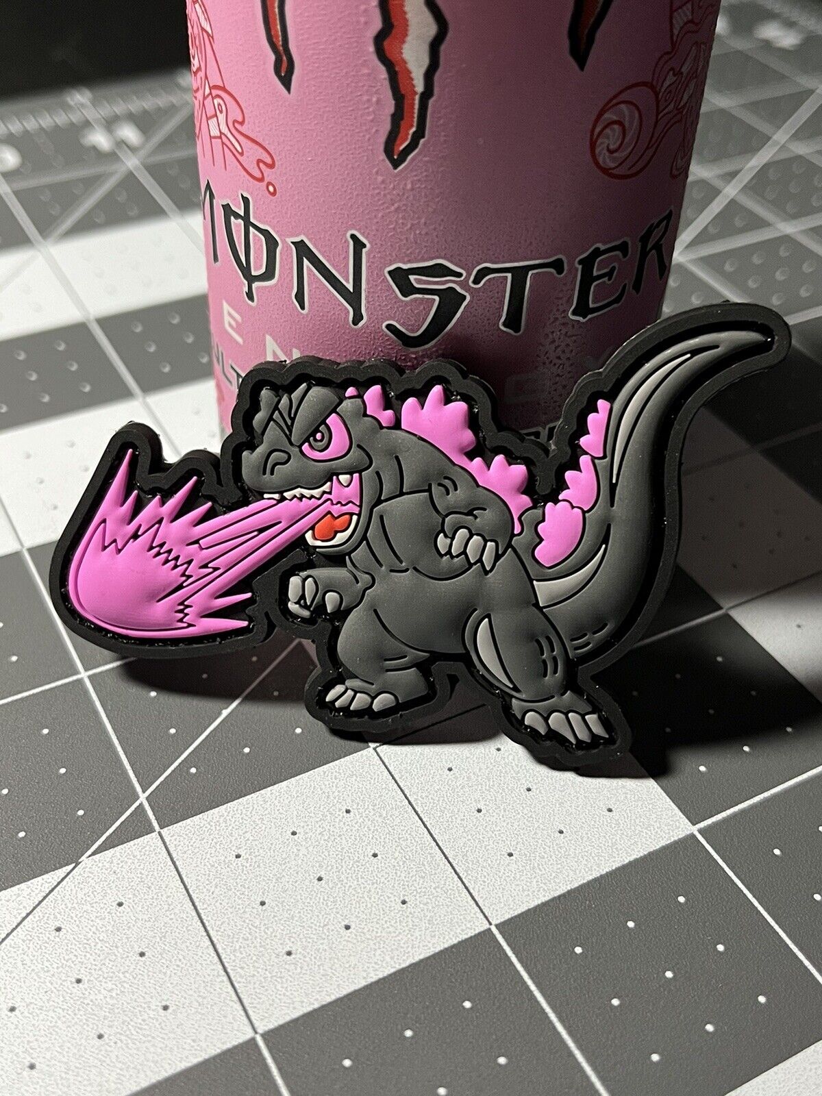 Pink Evo Godzilla King Of The Monsters  Atomic Breath PVC Patch
