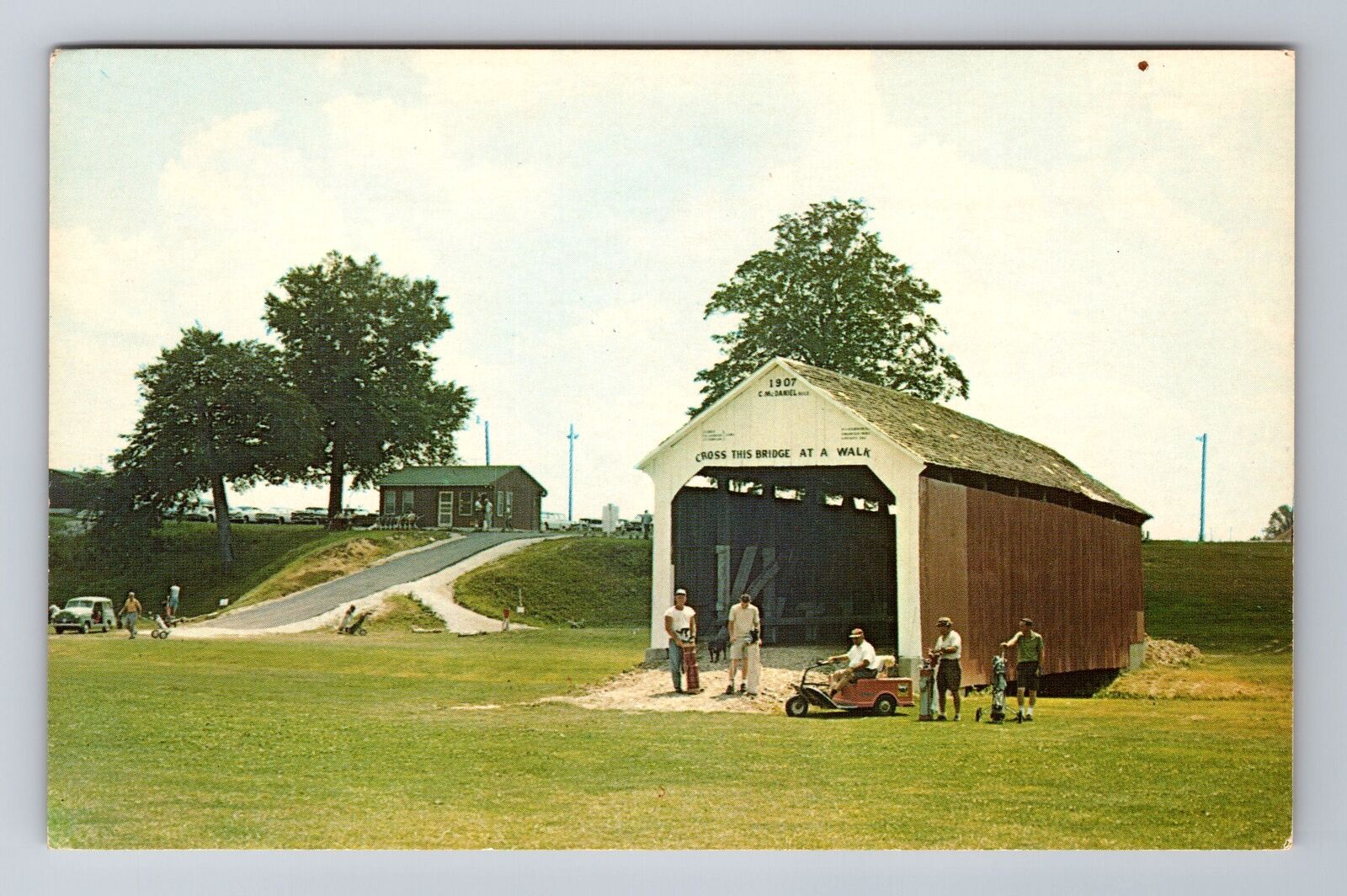 Rockville IN-Indiana, Catlin Bridge, Antique, Vintage Postcard