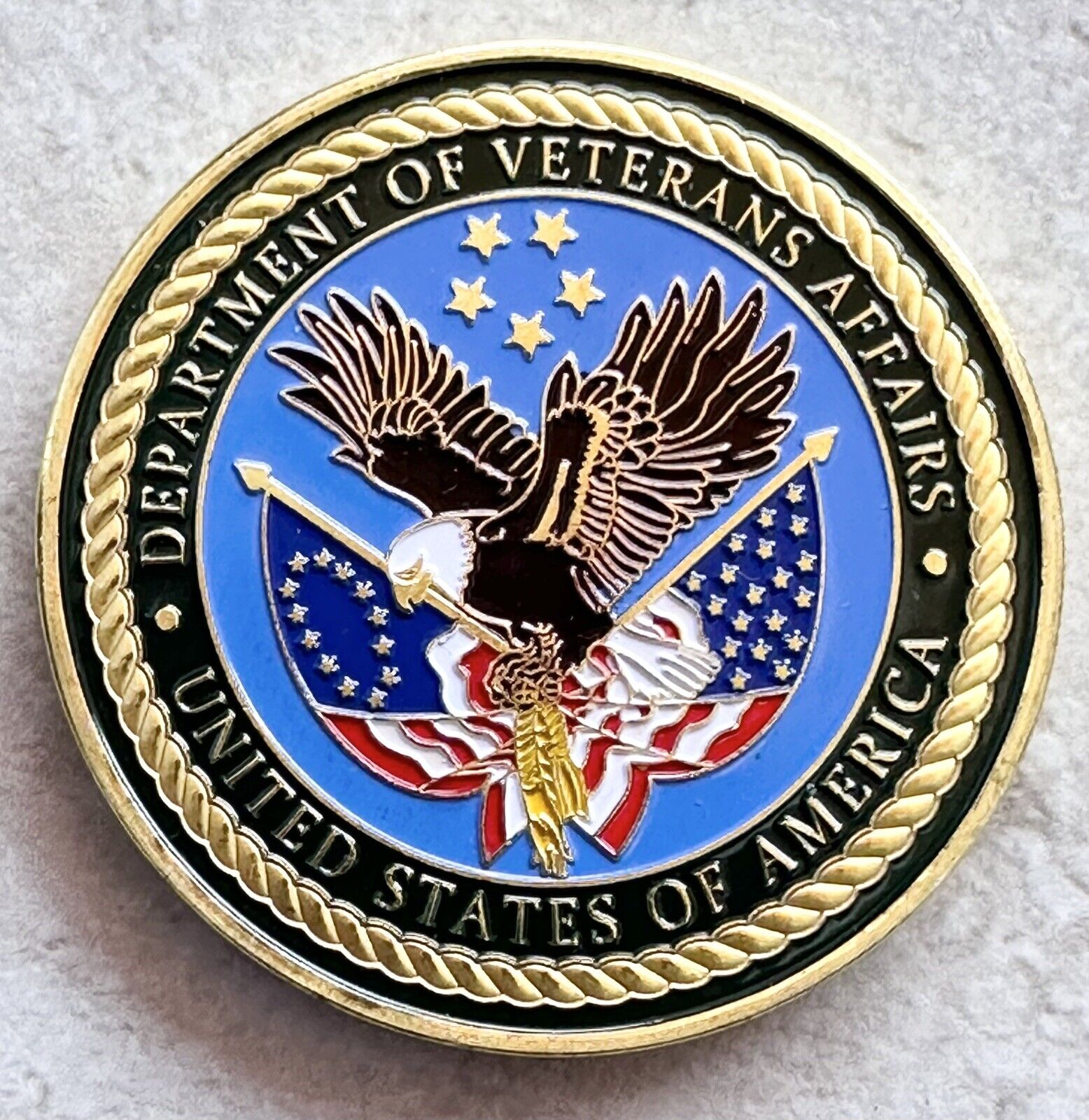 United States Department of Veterans Affairs Challenge Coin 40mm