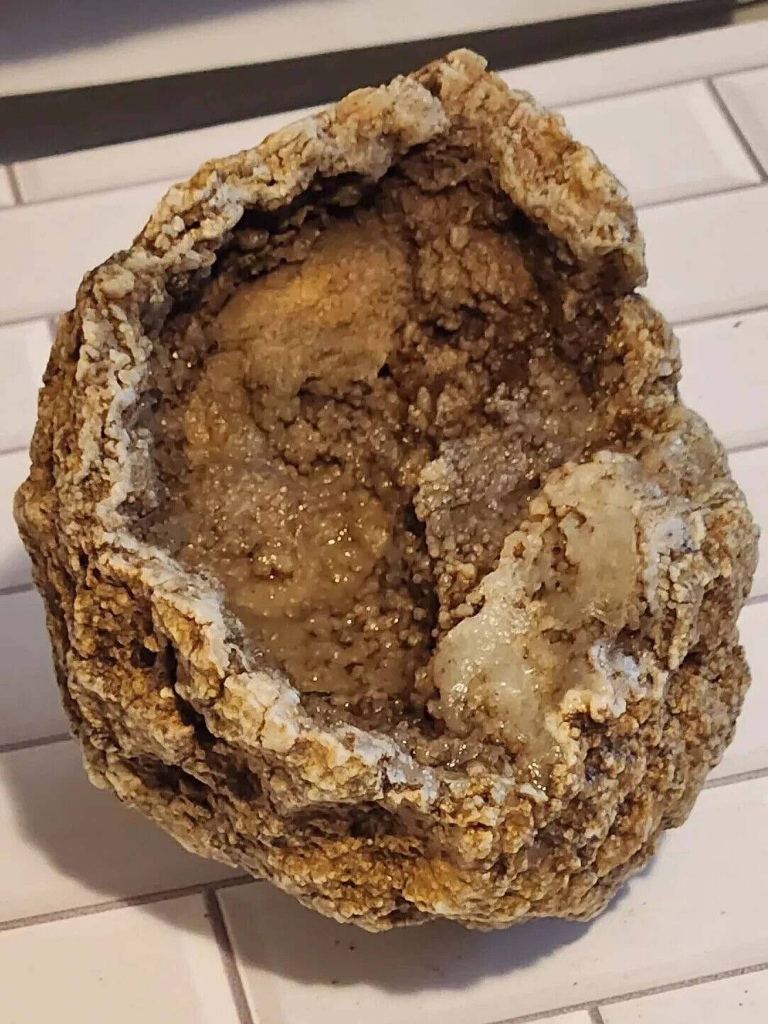 Massive Geode from Keokuk Iowa Rare Inclusion