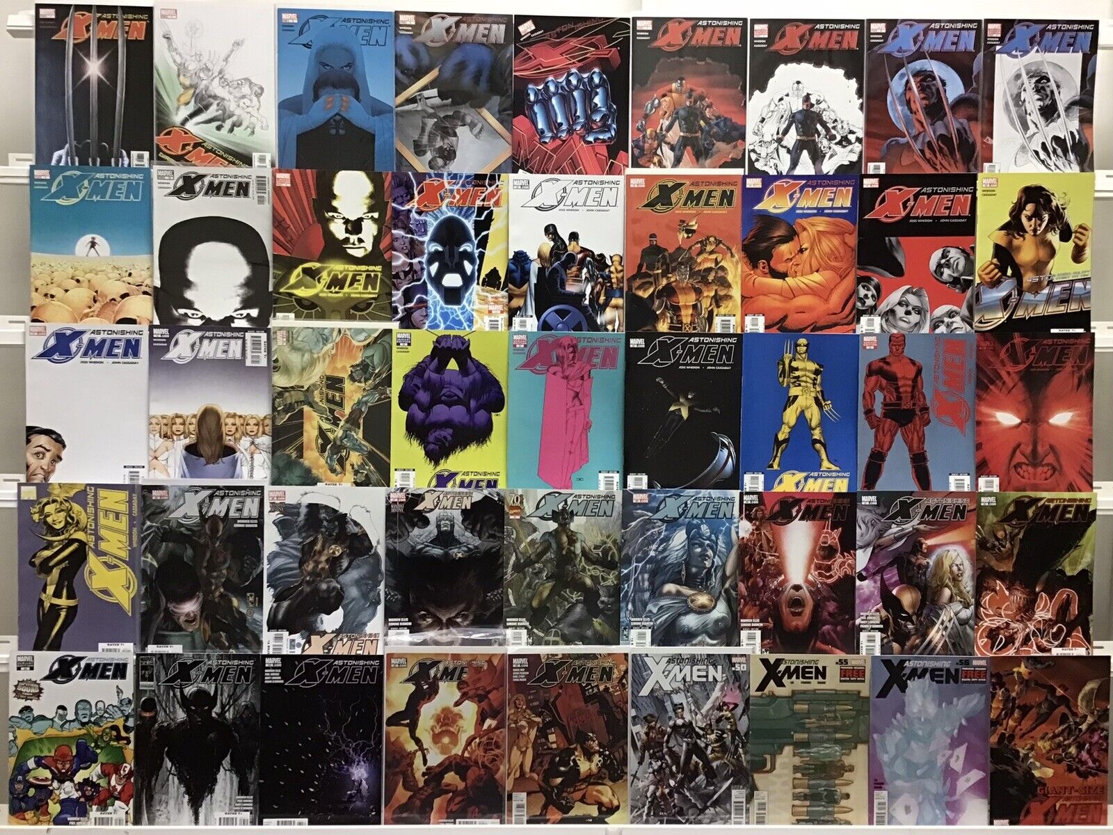 Marvel Comics - Astonishing X-Men 3rd Series - Multiple Variants - Lot Of 45 