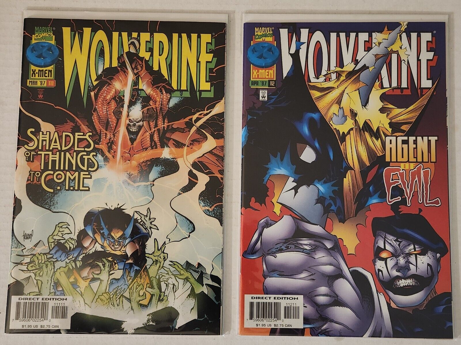 Wolverine (vol. 2) #111-120 (Marvel Comics 1997-1998) 10 issue run