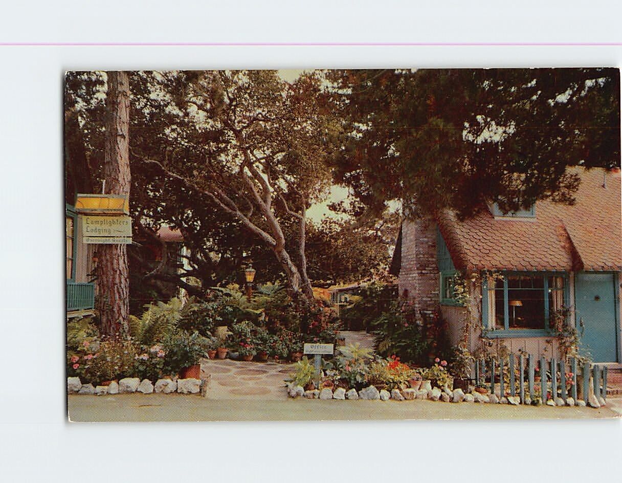 Postcard Lamplighters Lodging Carmel-By-The-Sea California USA