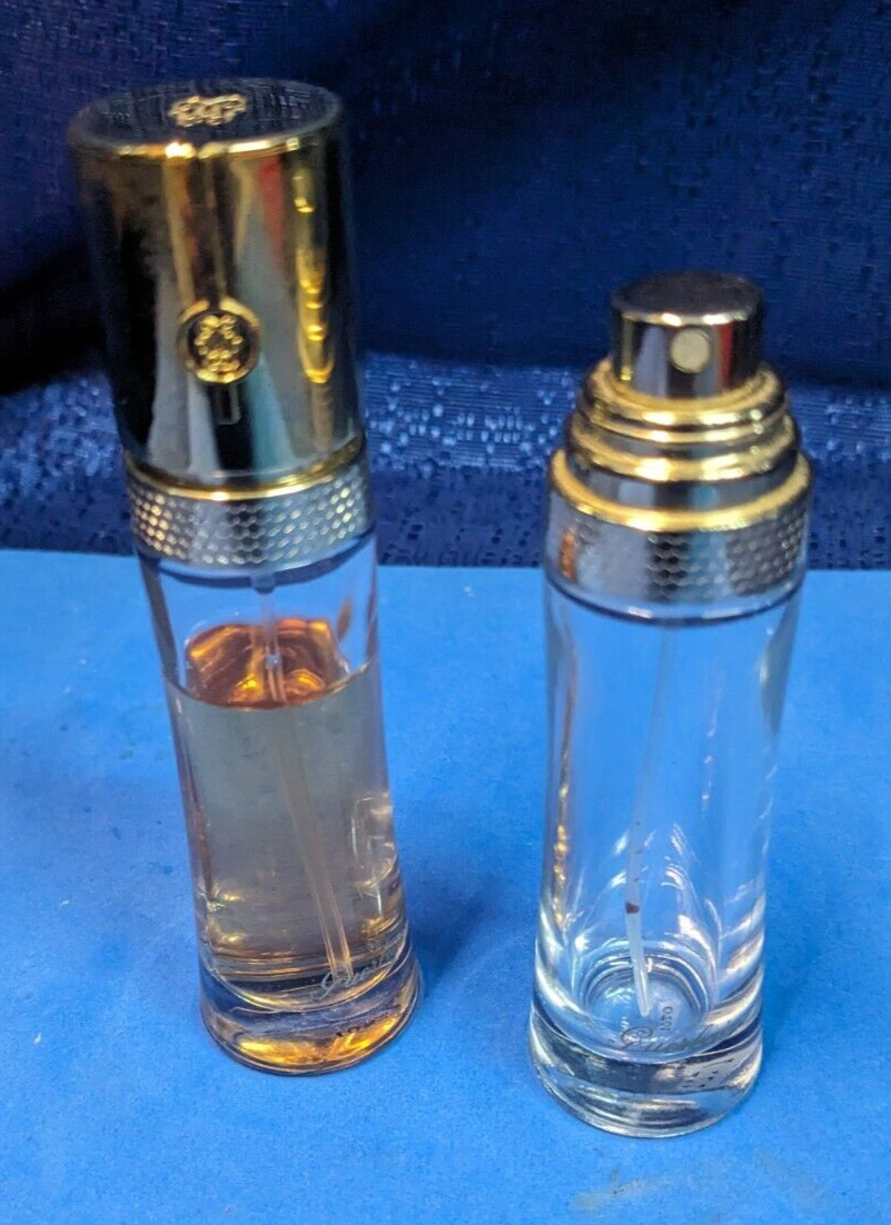Vintage Guerlain Eau de Parfum travel spray 15mL 2 bottles