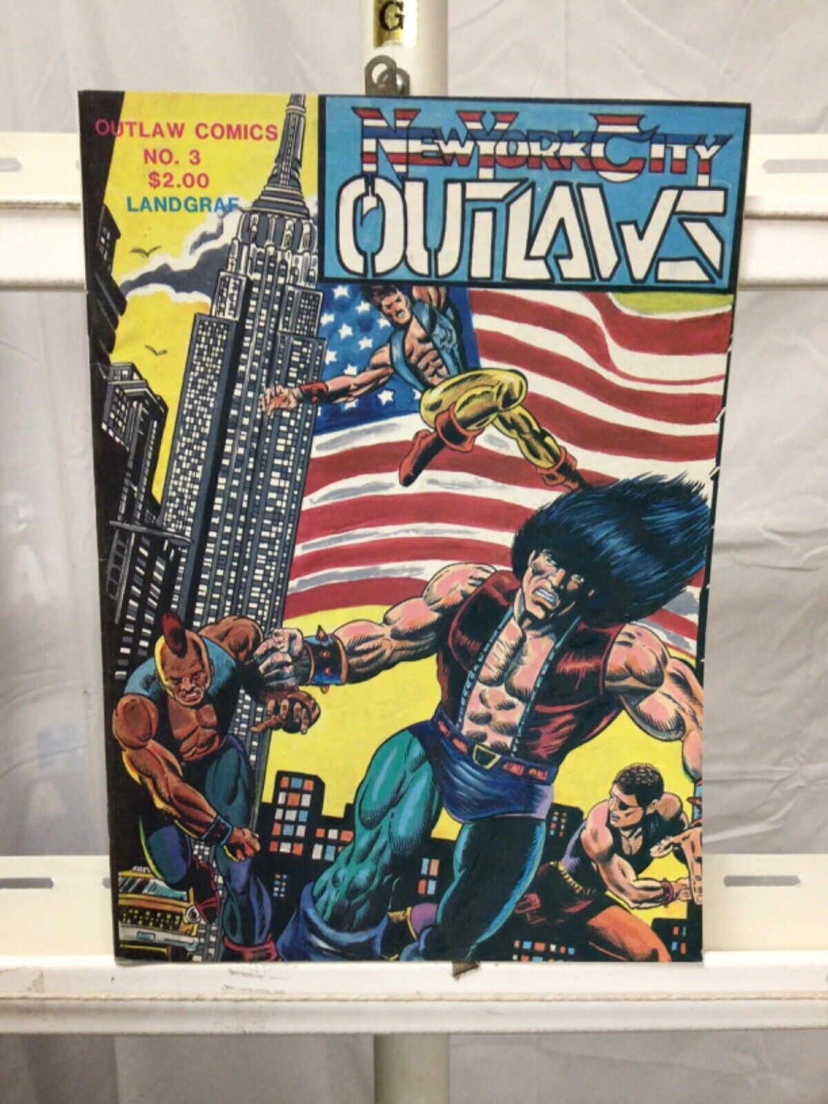 Outlaw Comics New York City Outlaws #3 FN 1986