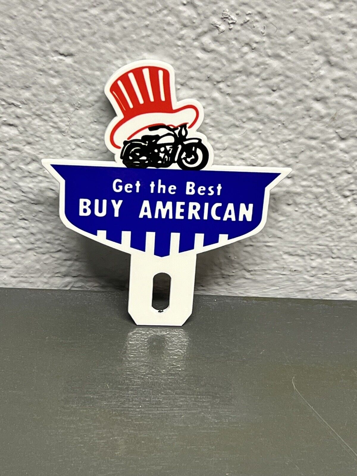 Get The Best Buy American Metal Plate Topper Sign Motorcycle Hot Rod Gas Oil US