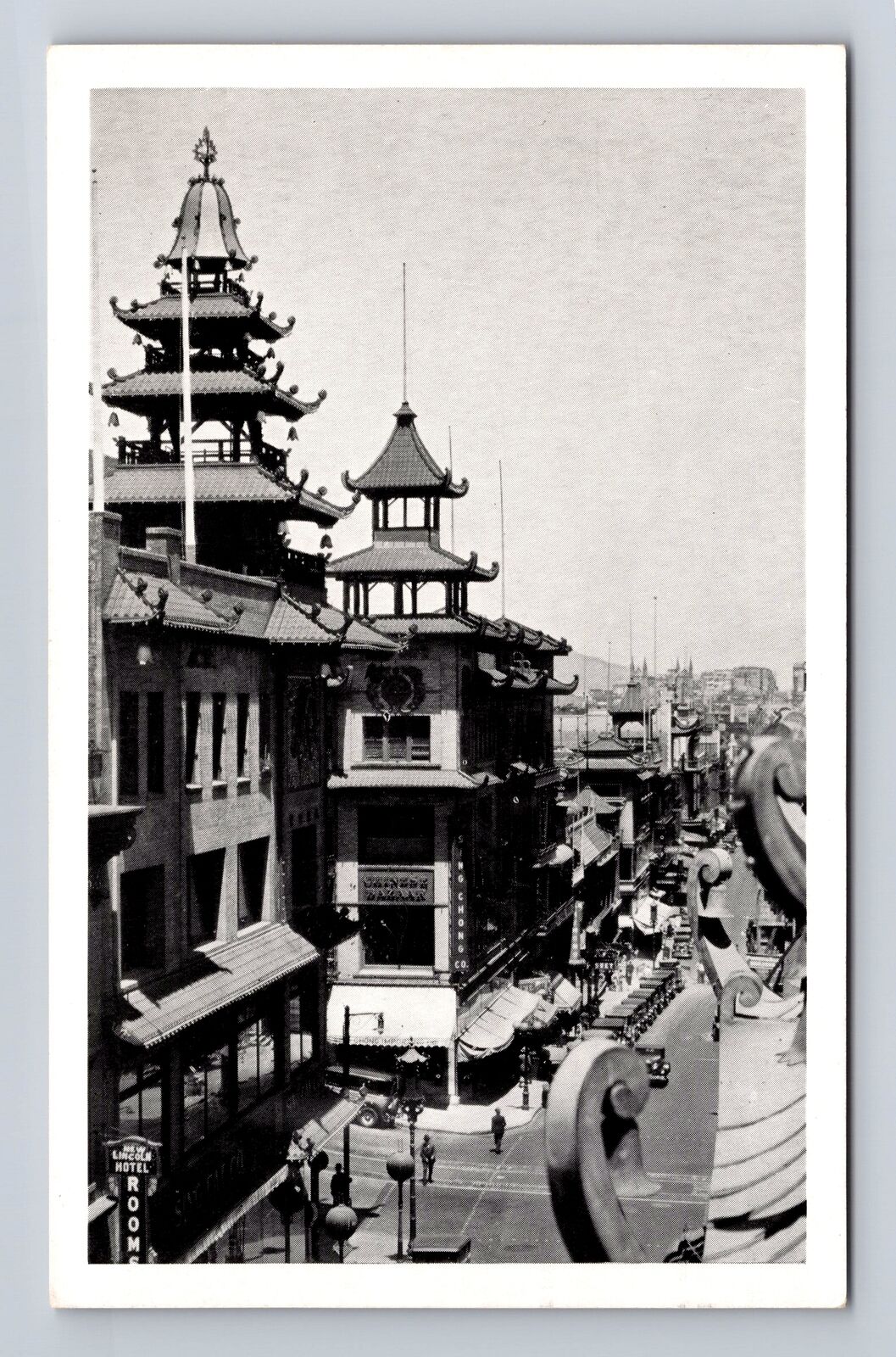 San Francisco CA- California, Chinatown, Advertisement, Antique Vintage Postcard