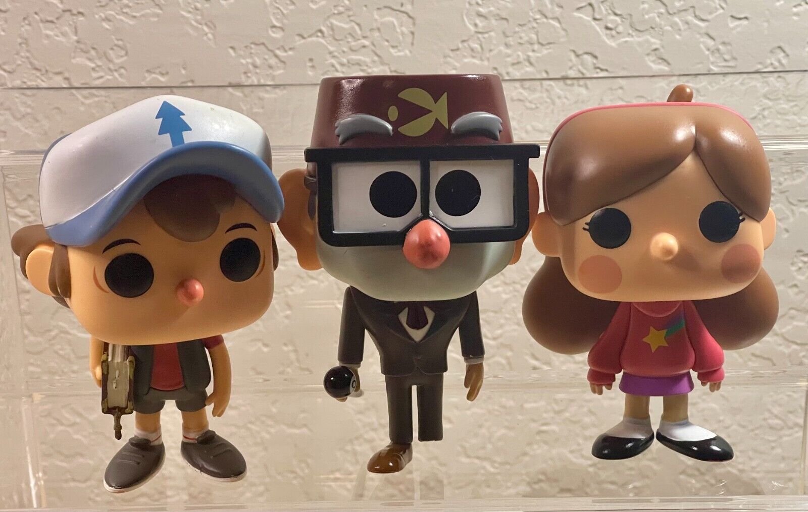 Lot of 3 Gravity Fall Dipper Pines, Grunkle Stan, & Mabel Pines Funko Pop *Read