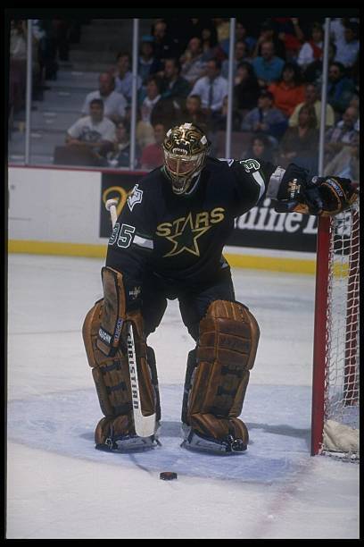 Minnesota North Stars Andy Moog 1993 Old Ice Hockey Photo