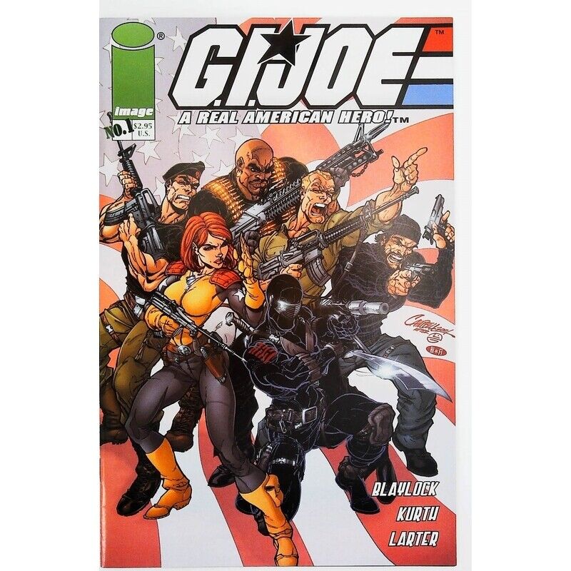 G.I. Joe (2001 series) #1 in Near Mint condition. Image comics [r