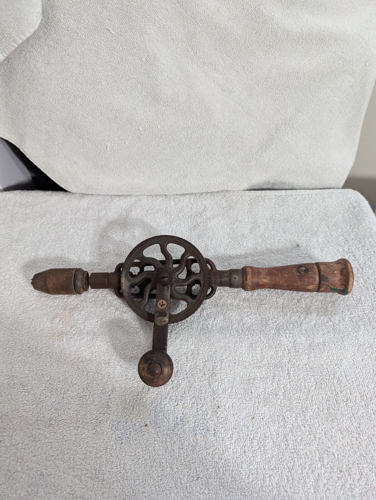 Antique  Eggbeater Hand Drill Vintage Tool 