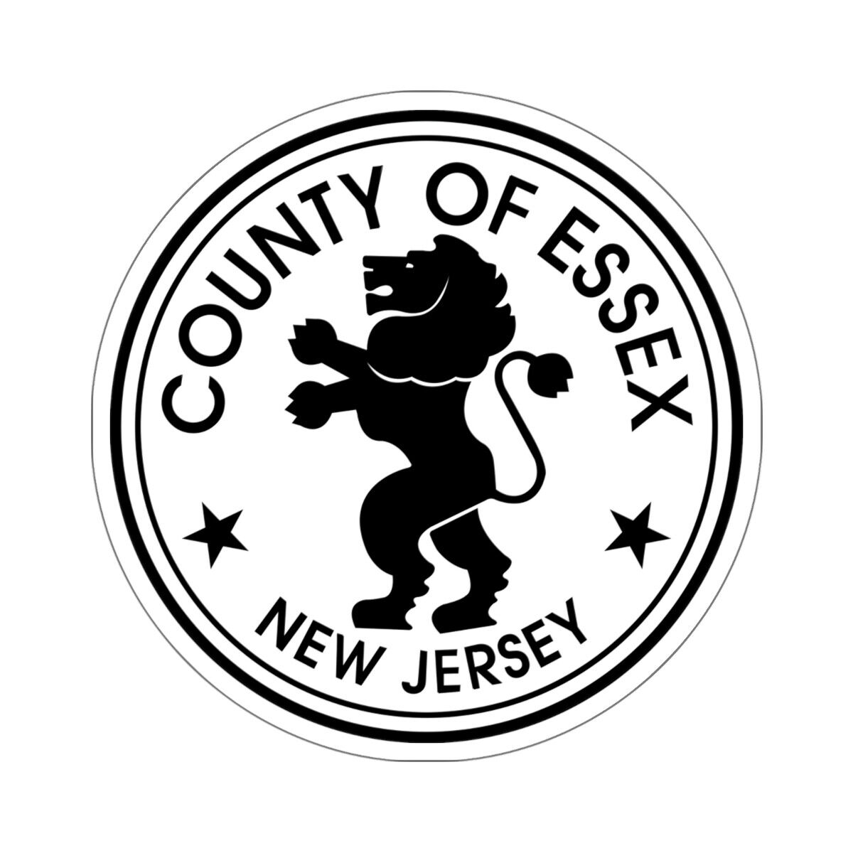 Seal of Essex County, New Jersey USA STICKER Vinyl Die-Cut Decal