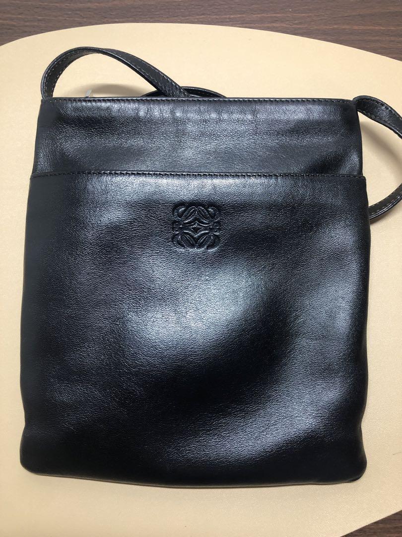 Loewe Vintage Shoulder Bag Sacoche Black