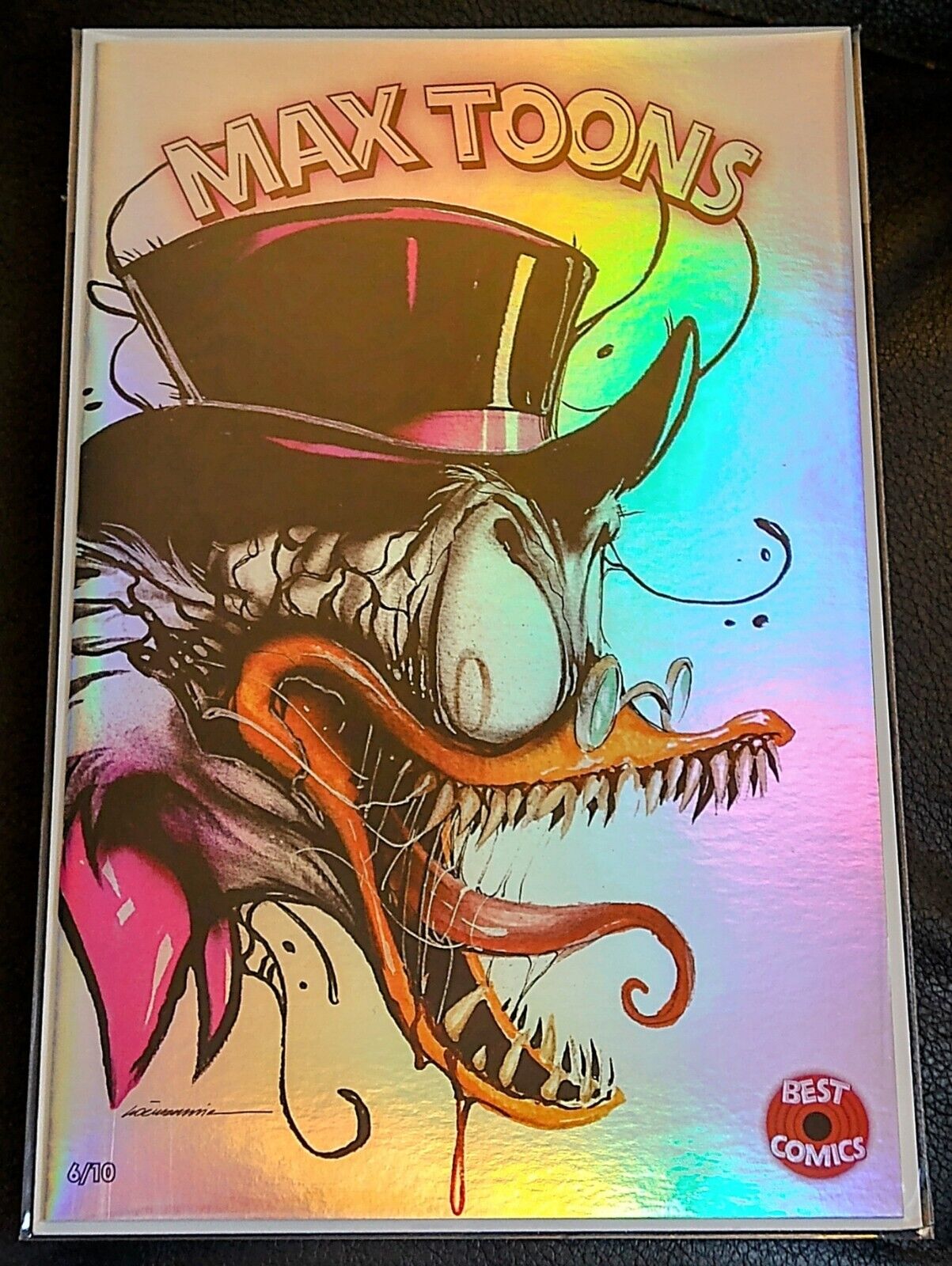 Maxtoons Venomized Uncle Scrooge Homage Chrome Foil Max Toons #6/10