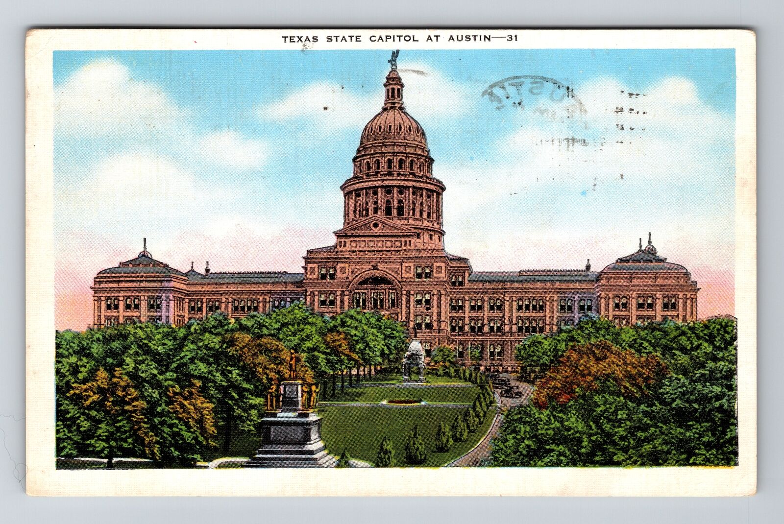 Austin TX-Texas, Texas State Capitol , Vintage Postcard