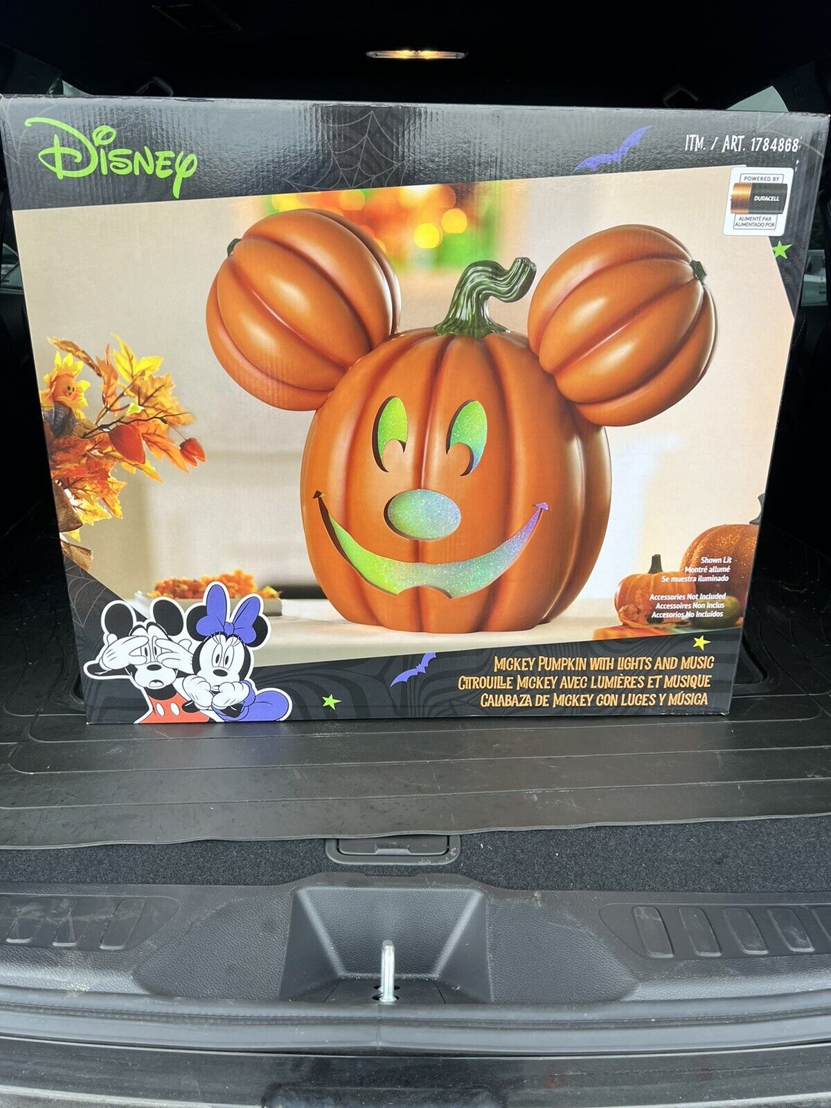Disney Mickey Pumpkin Light Up & Musical Jack O Lantern Costco 2024  ✅🚨🎃