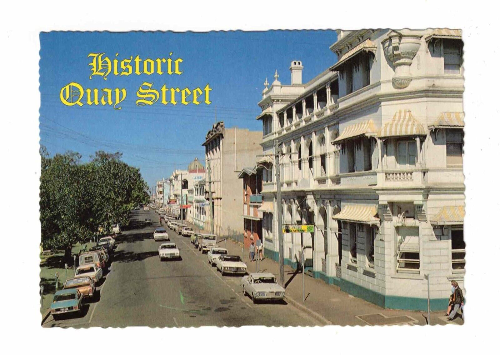 Vintage Postcard 1982- Historic Quay St. Rockhampton. Qld. Pub. Murray Views W93