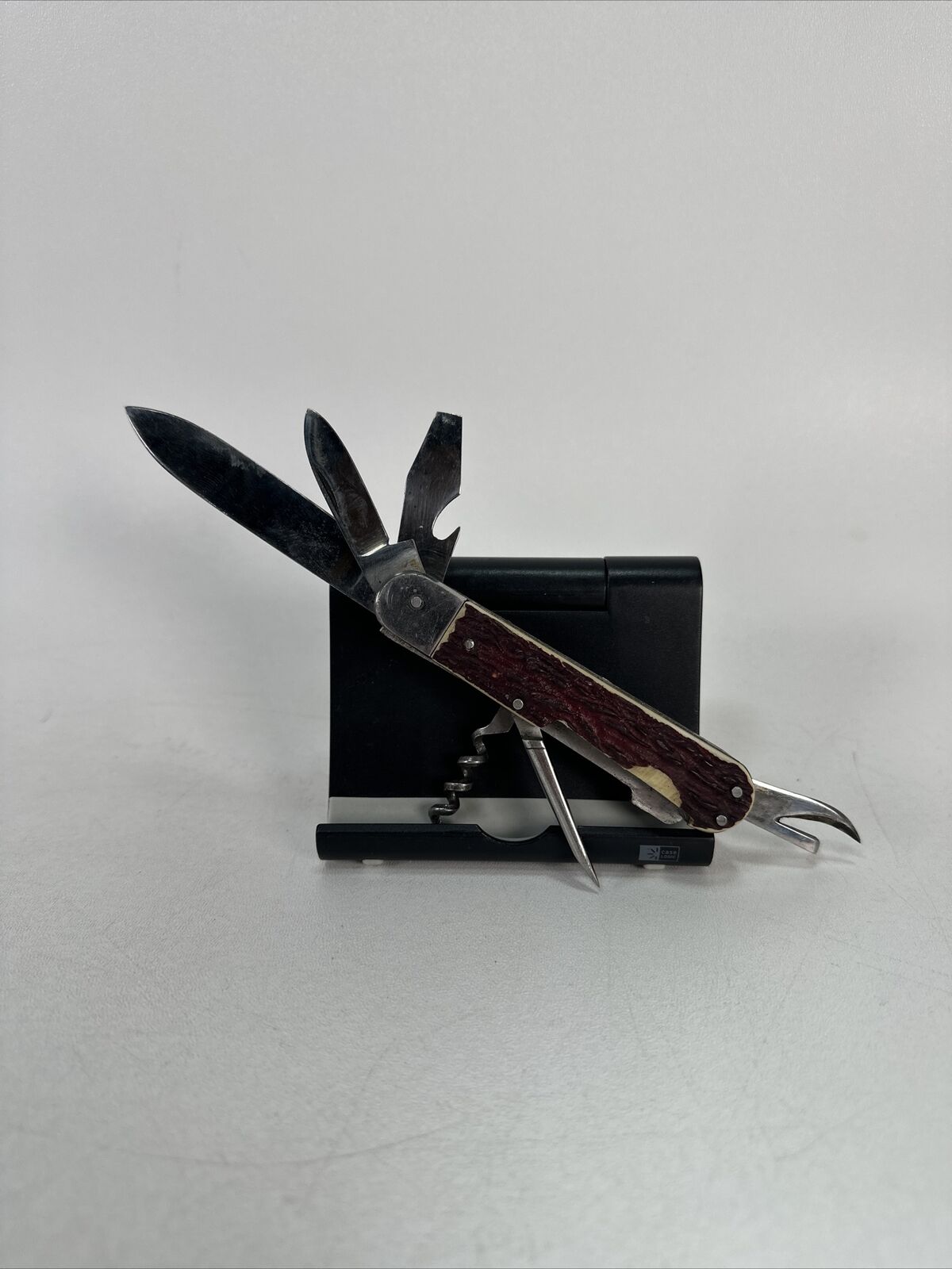 Vintage Mikov Czechoslovakia Knife Multi Tool Used condition