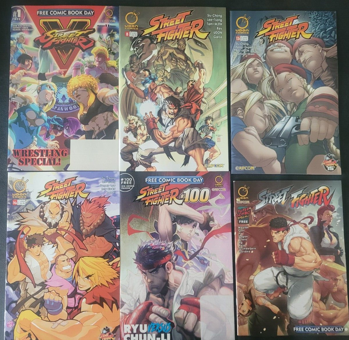 STREET FIGHTER SET OF 14 ISSUES UDON COMICS IMAGE CAPCOM TURBO MUST HAVE SET