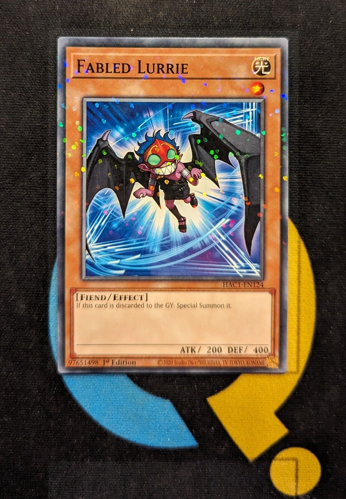 HAC1-EN124 Fabled Lurrie Duel Terminal Rare 1st Edition YuGiOh Card