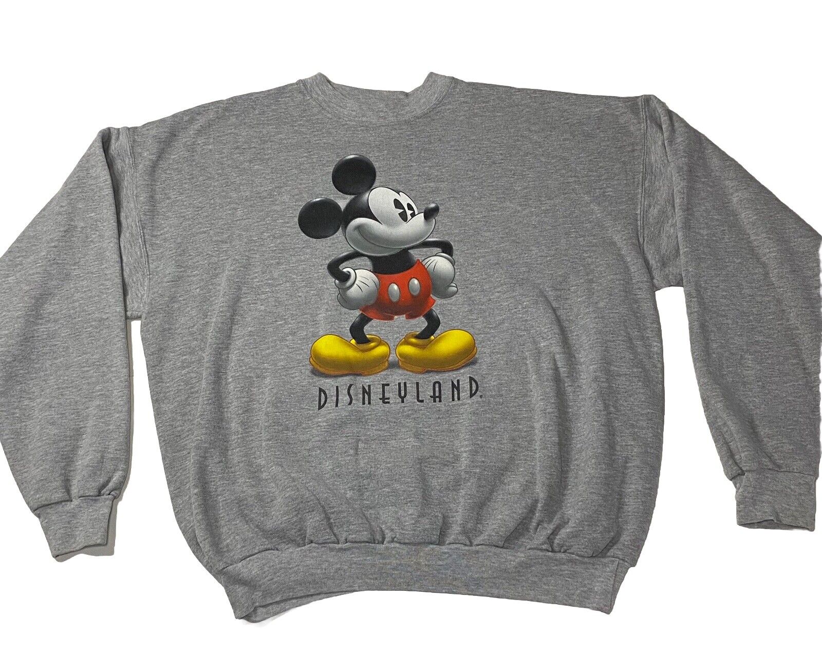 Vintage Disney Sweatshirt Disneyland Resort Mickey Crewneck Adult XL (46-48)