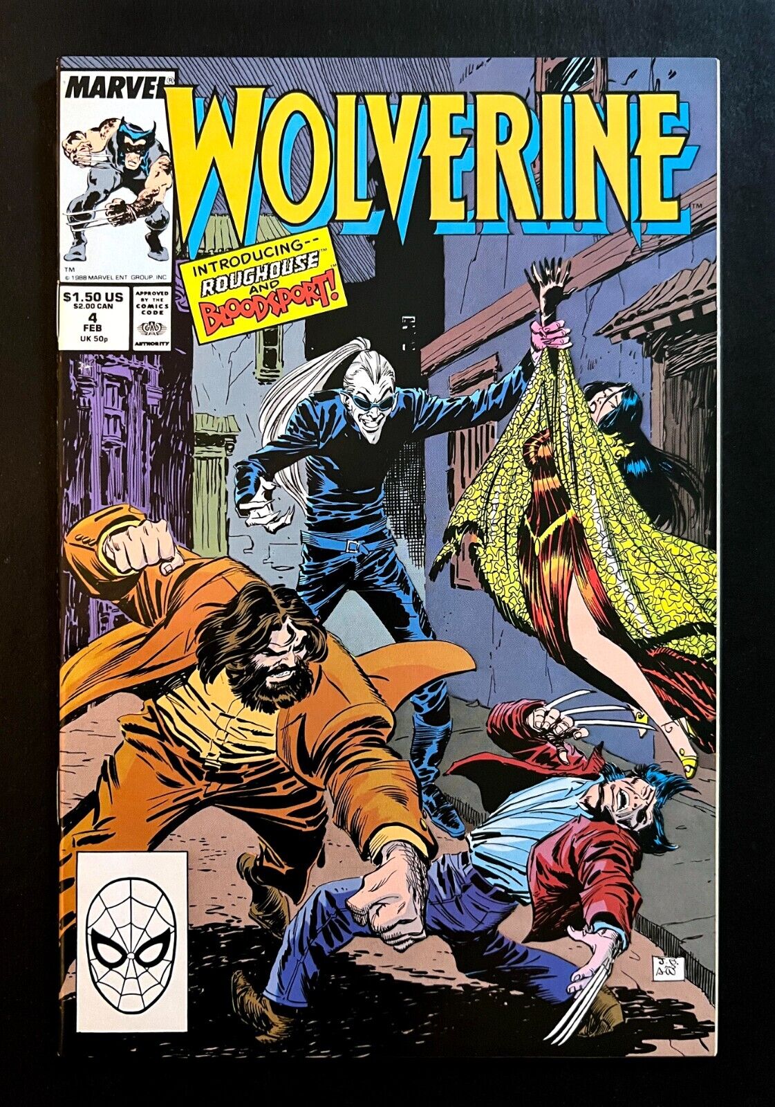 WOLVERINE #4 Hi-Grade John Buscema Barry Windsor-Smith Marvel Comics 1988