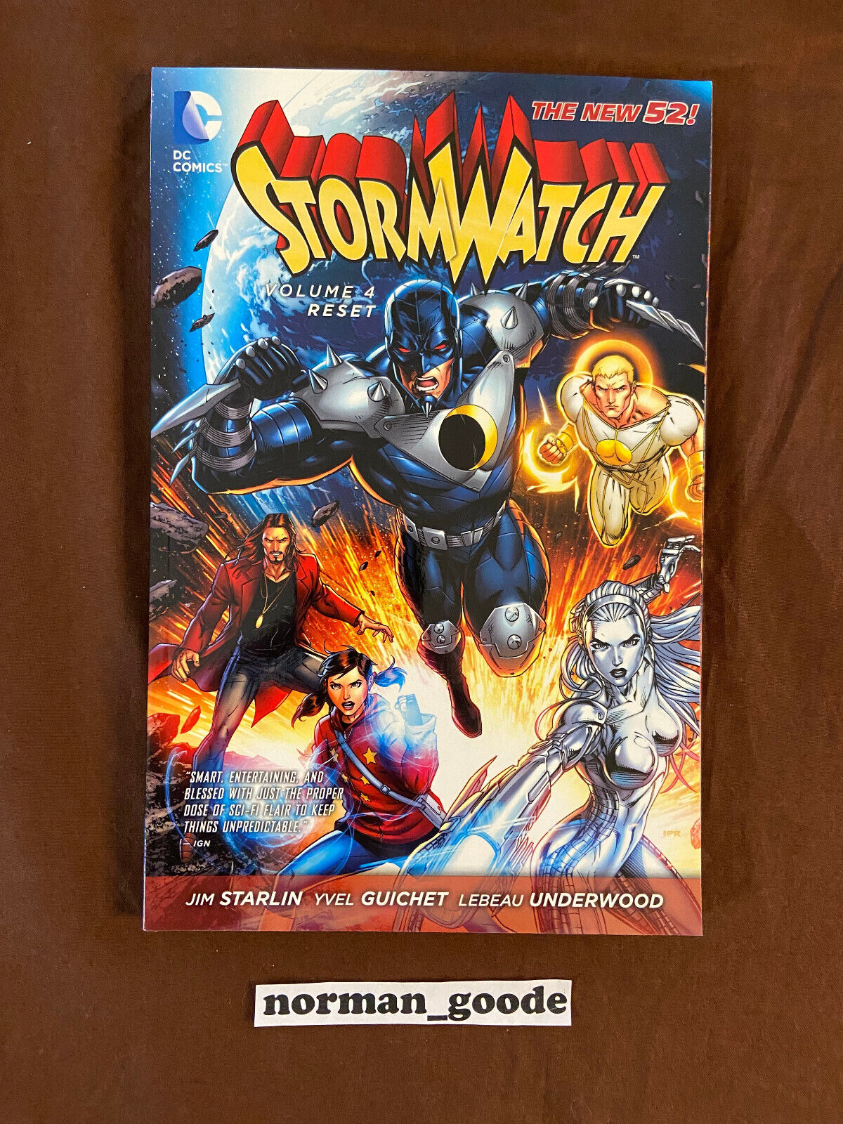 StormWatch vol. 4 Reset *NEW* Trade Paperback Jim Starlin DC Comics