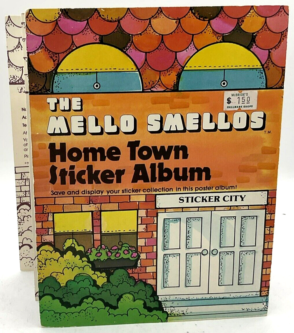 1982 The Mello Smello Home Town Sticker City Album InterNatural Designs