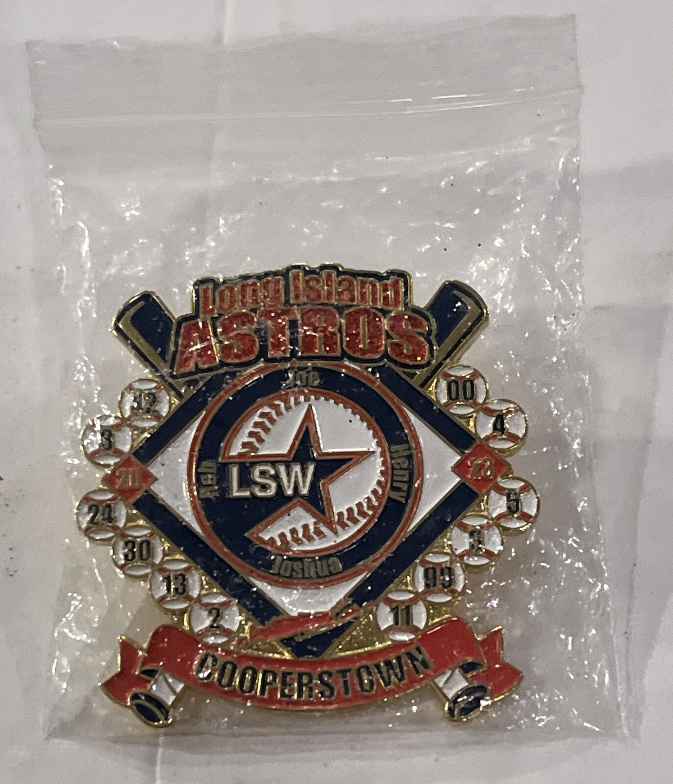 Cooperstown Dreams Park Pin 2023 Long Island New York Astros NY Baseball