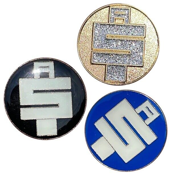 All Money In Hat Pin Set, Nipsey Hussle. 3 total, Black, Blue, Gold