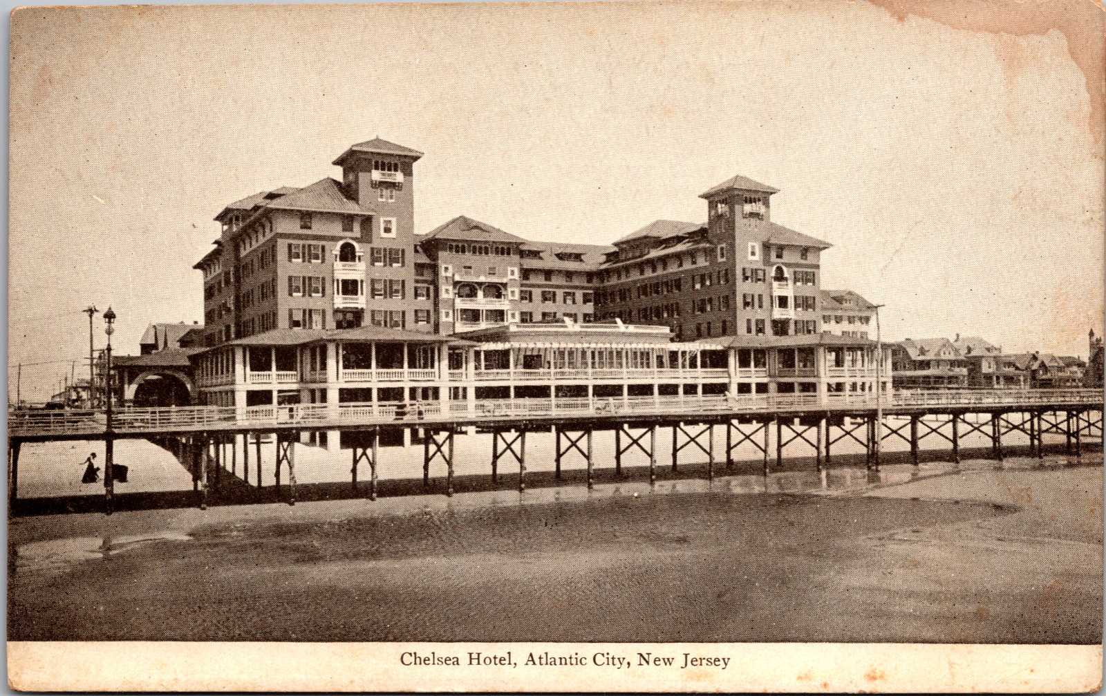 Vintage C. 1906 The Original Chelsea Hotel Atlantic City New Jersey NJ Postcard
