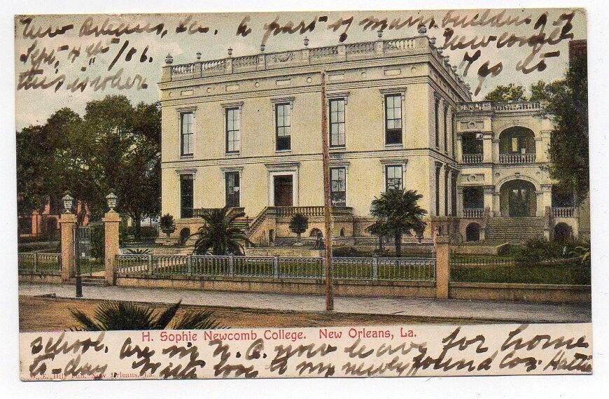 UDB Postcard, H. Sophie Newcomb College, New Orleans, La.,Louisiana, 1908