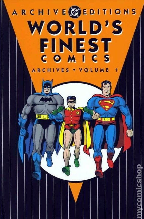 DC Archive Editions World's Finest HC #1-REP VF 1999 Stock Image