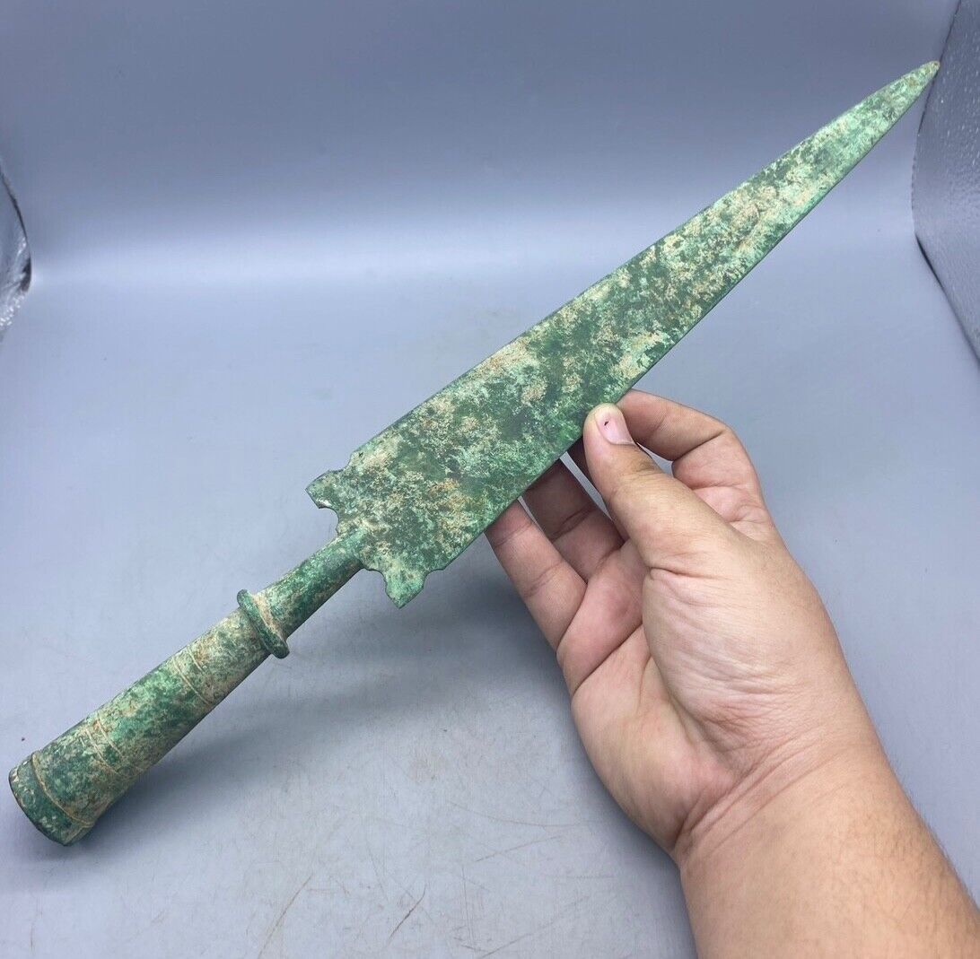 Roman bronze old unique old sword ca 350 BC very unique and and good condition