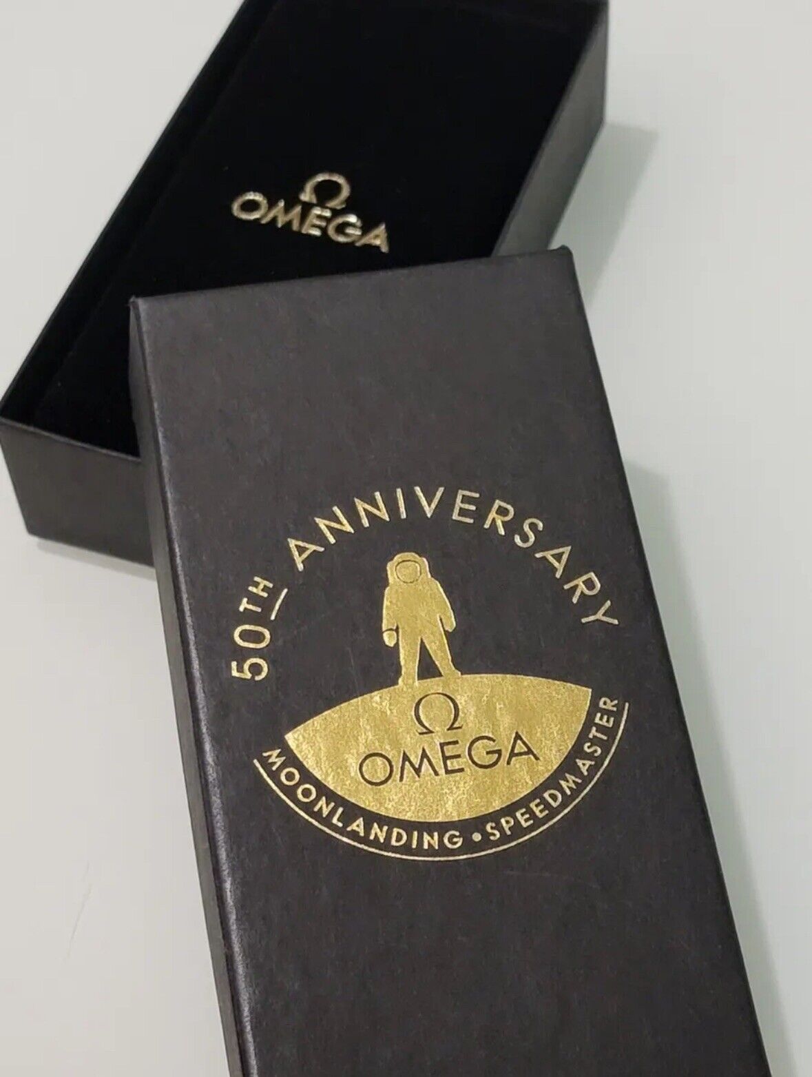 Omega Speedmaster 50th Anniversary Limited Ed. Apollo 11 Fisher Gold Space Pen
