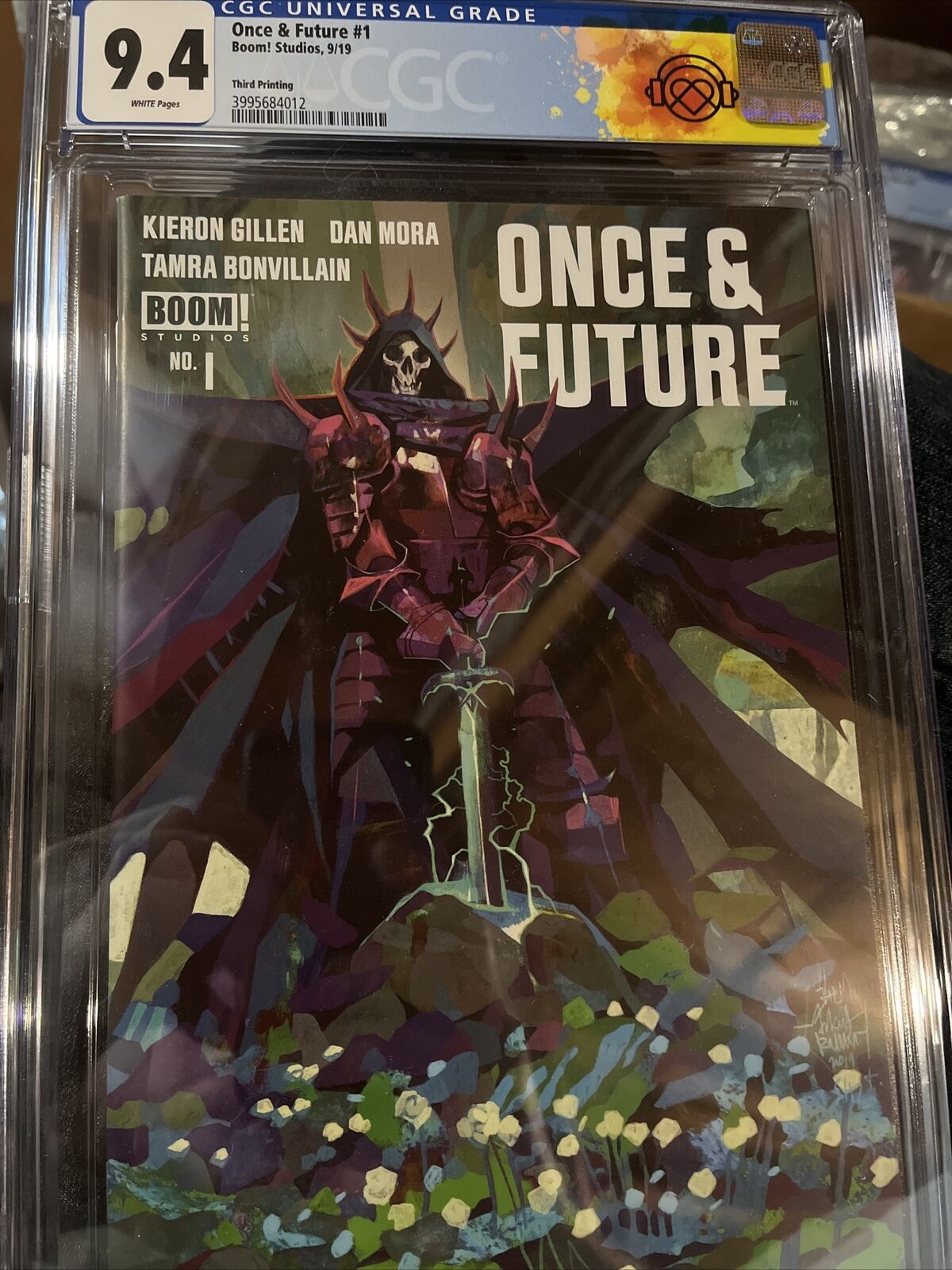 Once & and Future #1 3rd Print CGC 9.4  Boom Studios Very Rare not 9.8