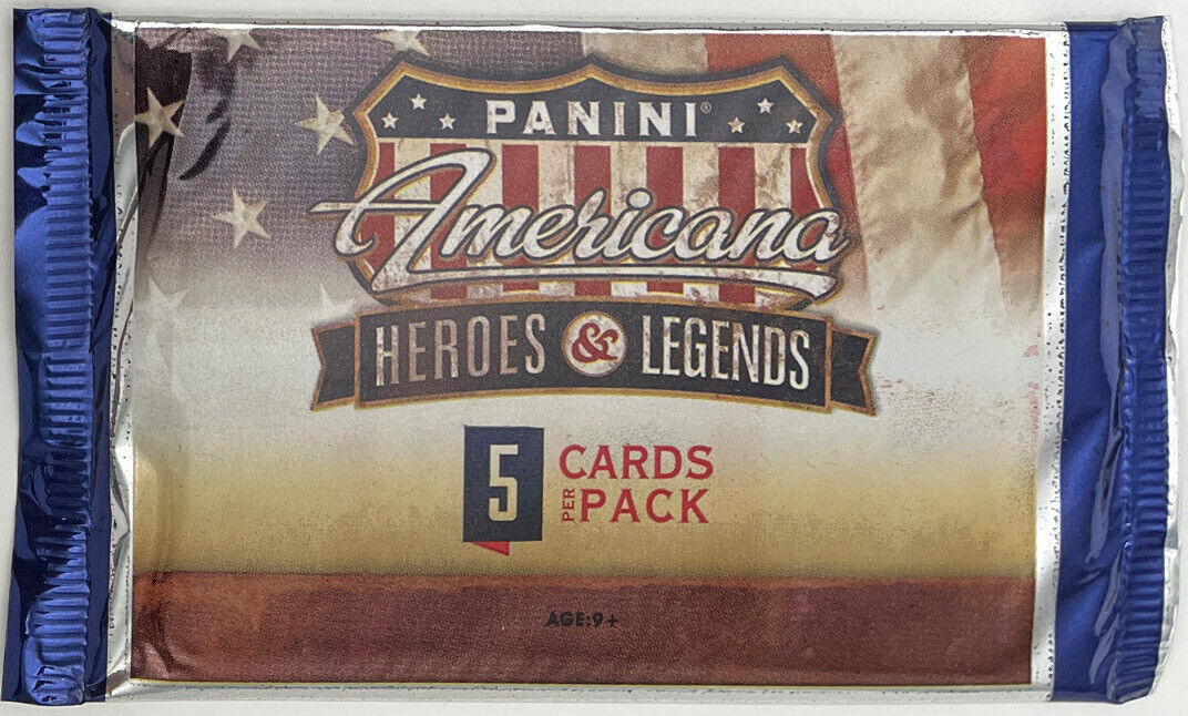 2012 Panini Americana Heroes & Legends 5 Card Pack, Sealed (B160)
