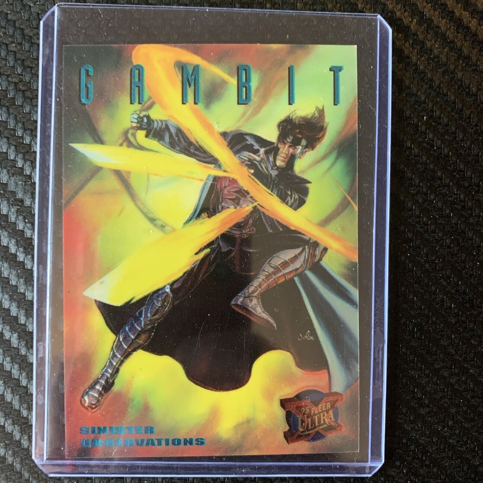 1995 X-Men Fleer Ultra 🔥 Sinister Observations Gambit Insert Card # 4