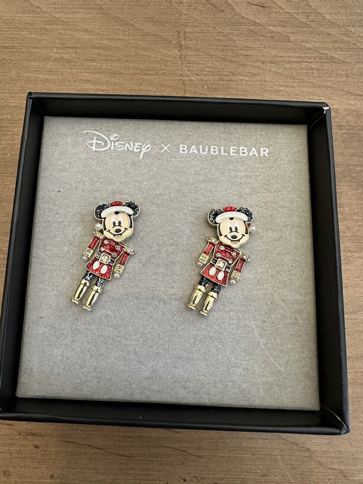 DISNEY X BAUBLEBAR Mickey Mouse Nutcracker Earrings