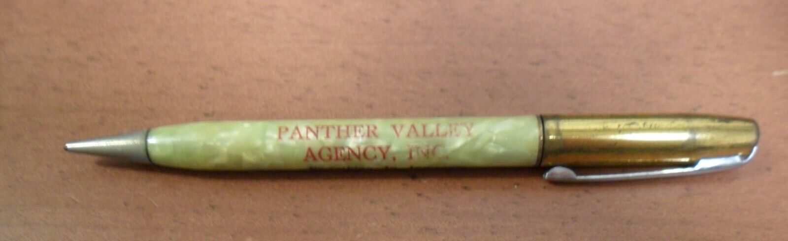 Vintage PANTHER VALLEY AGENCY, INC. Mechanical Pencil, Coaldale, Pennsylvania